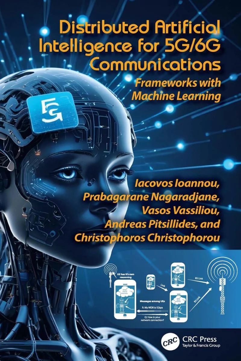 جلد هوش مصنوعی توزیع‌شده برای ارتباطات 5G/6G ۲۰۲۴  Distributed Artificial Intelligence for 5G/6G Communications 2024