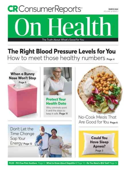 جلد Consumer Reports on Health – March 2020