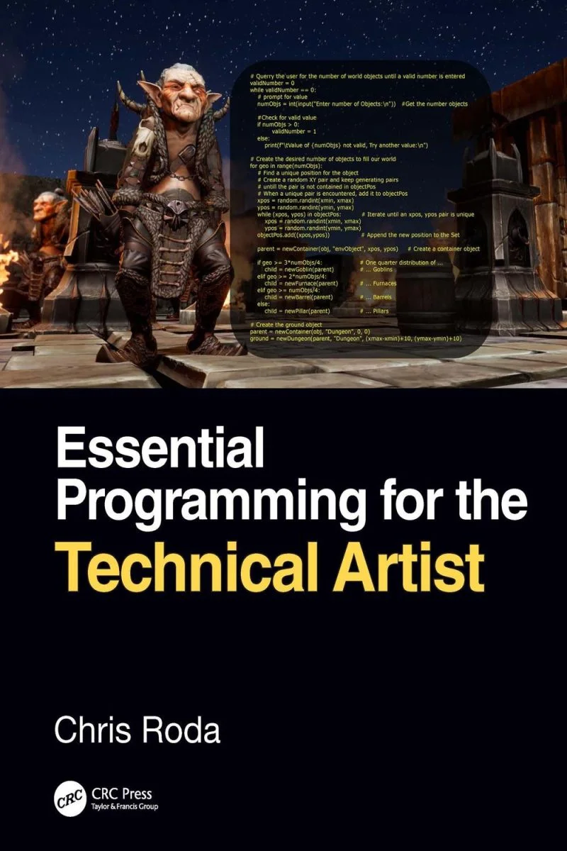 جلد برنامه‌نویسی ضروری برای هنرمند فنی ۲۰۲۴  Essential Programming for the Technical Artist 2024