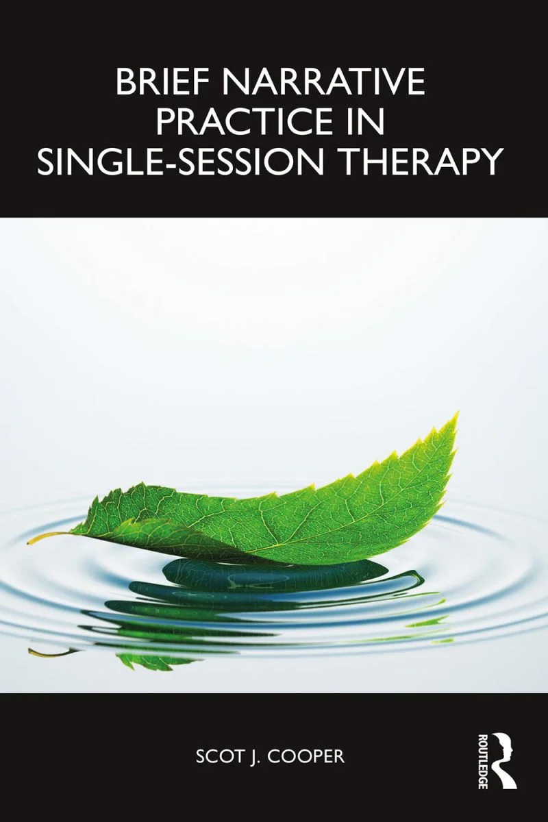 جلد کاربرد مختصر روایت‌درمانی در تک‌جلسه درمانی ۲۰۲۴  Brief Narrative Practice in Single-Session Therapy 2024