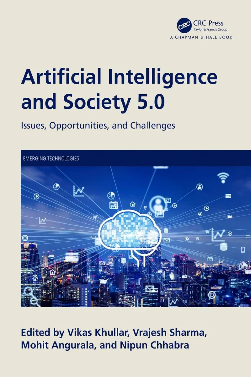 جلد هوش مصنوعی و جامعه ۵٫۰ ۲۰۲۴  Artificial Intelligence and Society 5.0 2024