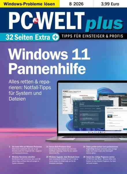 جلد PC-Welt Plus – August 2026