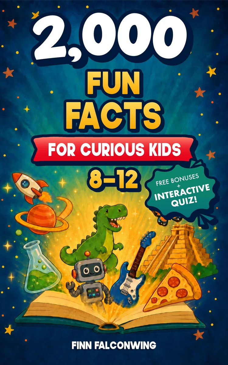 جلد 2,000 Fun Facts for Curious Kids 8-12: Epic Mind-Blowing Trivia About Animals, History, Space, Science, Gross Stuff, Sports, TV and Way More!
