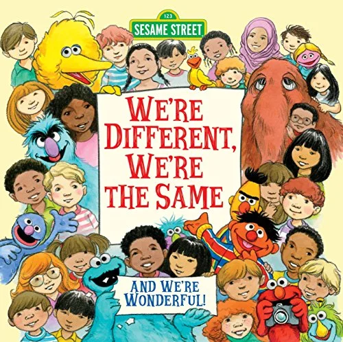 جلد We're Different, We're the Same (Sesame Street)