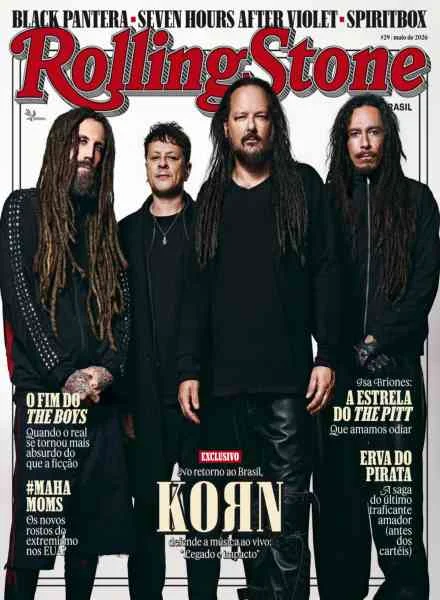 جلد Rolling Stone Brasil – Edicao Maio Korn 2026