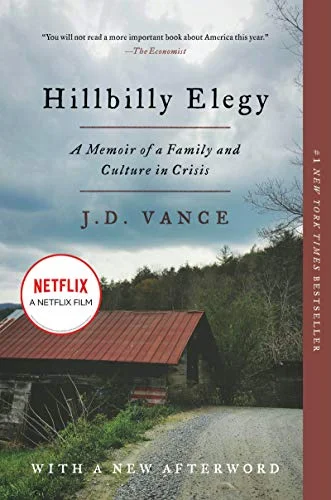 جلد Hillbilly Elegy: A Memoir of a Family and Culture in Crisis