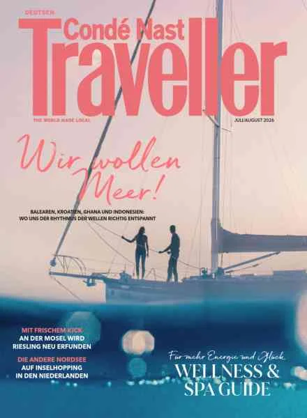 جلد Conde Nast Traveller Germany – Juli-August 2026