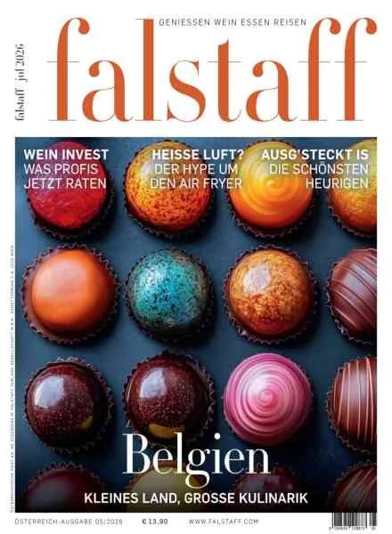 جلد Falstaff Magazin osterreich – Juli 2026