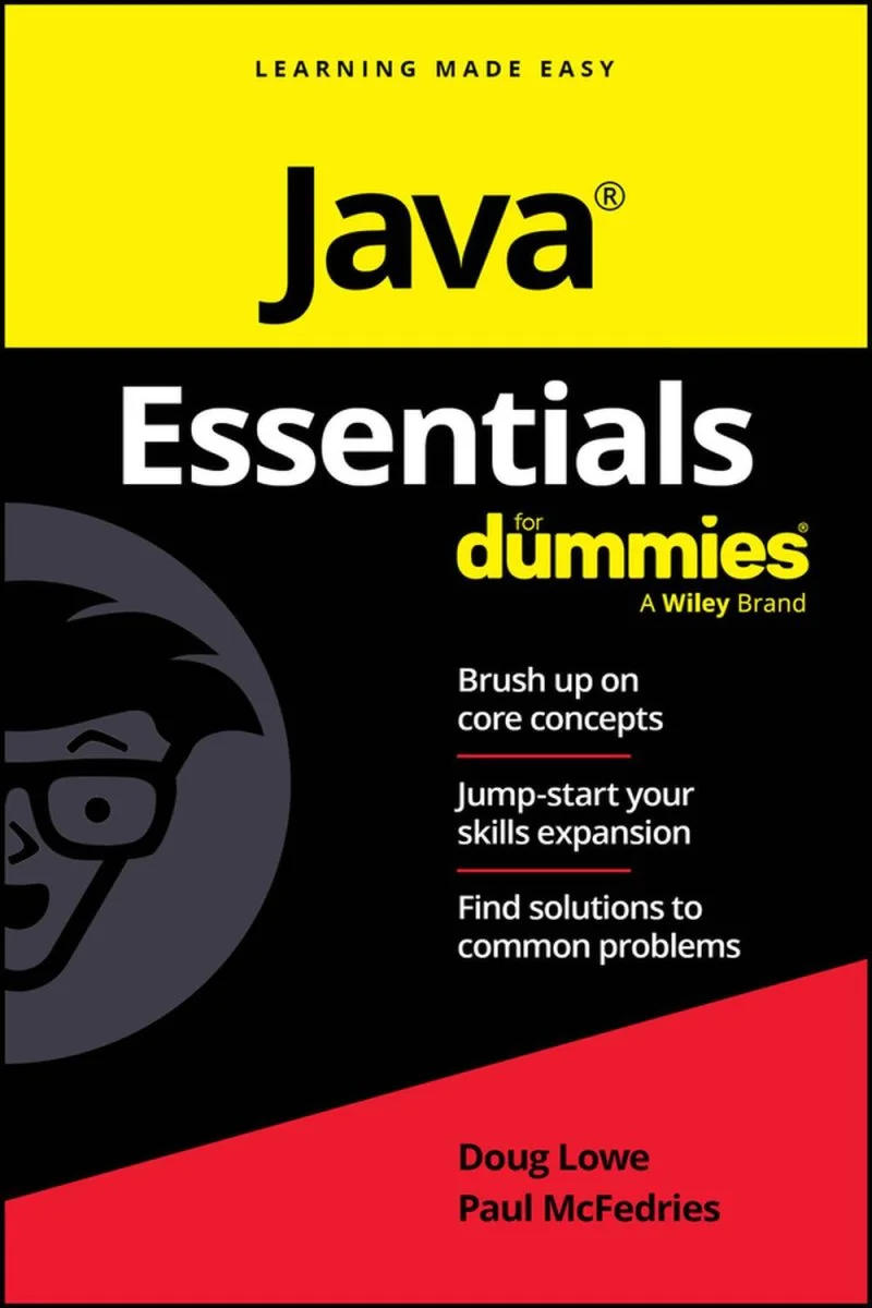 جلد اصول Java برای دامیز ۲۰۲۴  Java Essentials For Dummies 2024