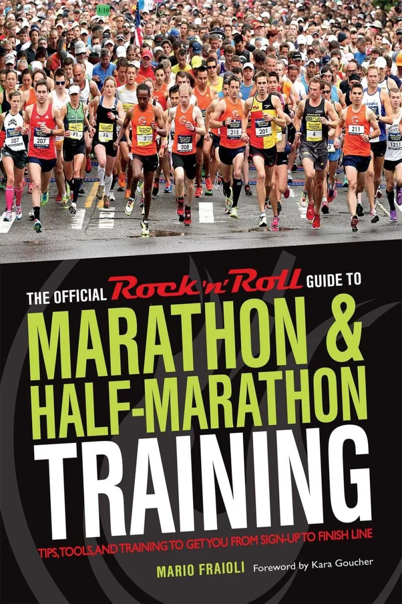 جلد راهنمای رسمی راک اند رول برای تمرینات ماراتن و نیمه ماراتن ۲۰۲۵  The Official Rock ‘n’ Roll Guide to Marathon & Half-Marathon Training 2025