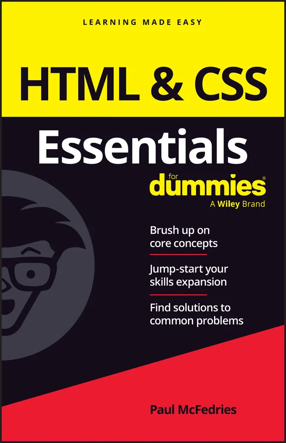 جلد HTML و CSS: مبانی برای دامیز ۲۰۲۴  HTML & CSS Essentials For Dummies 2024