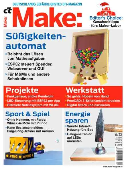 جلد c’t Make Magazin – Nr 6 2022