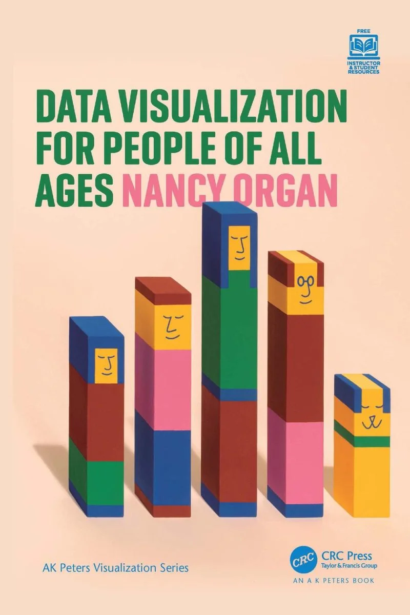 جلد مصورسازی داده برای افراد در تمام سنین ۲۰۲۴  Data Visualization for People of All Ages 2024