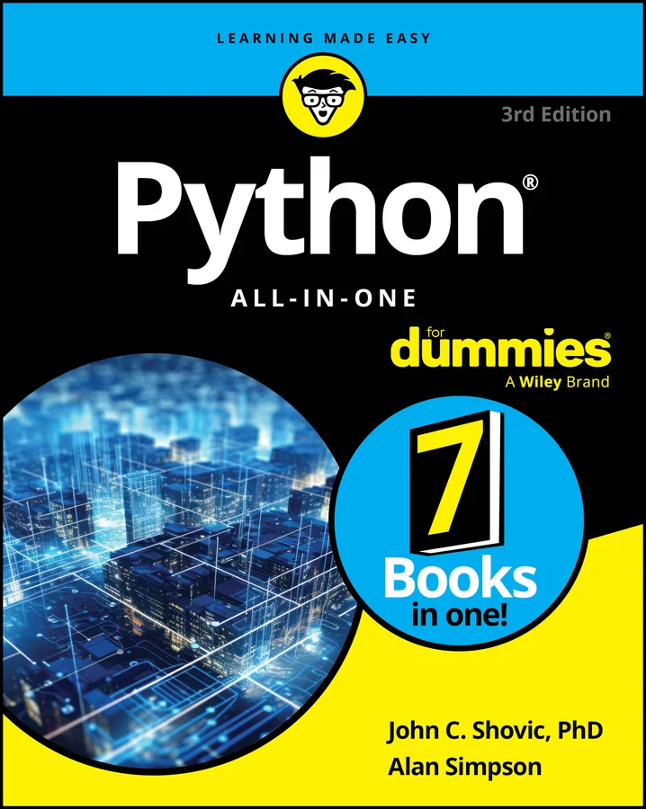 جلد پایتون همه در یک برای دامیز ۲۰۲۴  Python All-in-One For Dummies 2024