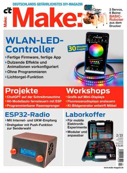 جلد c’t Make Magazin – Nr 2 2023