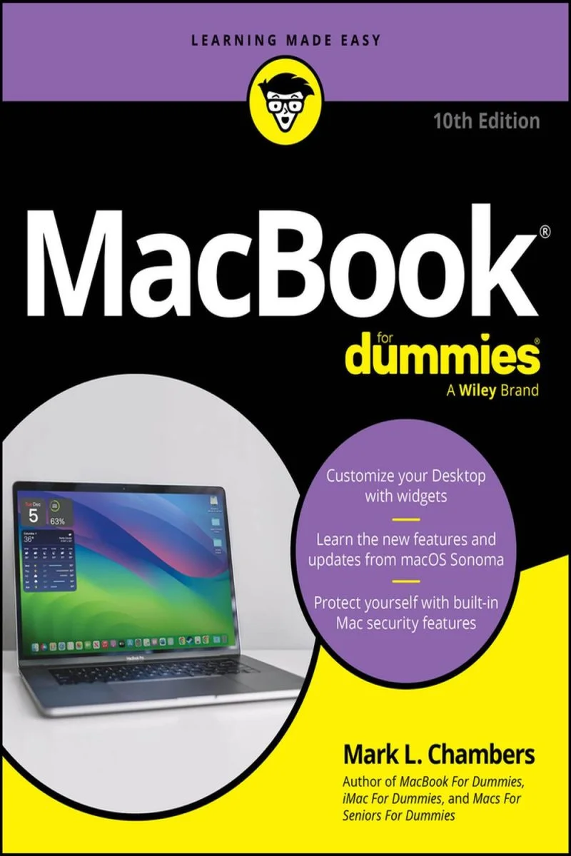 جلد مک‌بوک برای مبتدیان ۲۰۲۴  MacBook For Dummies 2024