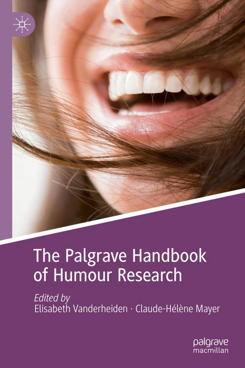 جلد دستنامهٔ پالگریو در پژوهش‌های مربوط به شوخ‌طبعی ۲۰۲۴  The Palgrave Handbook of Humour Research 2024