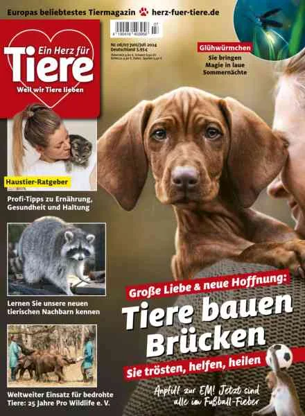 جلد Ein Herz fur Tiere – Juni-Juli 2024