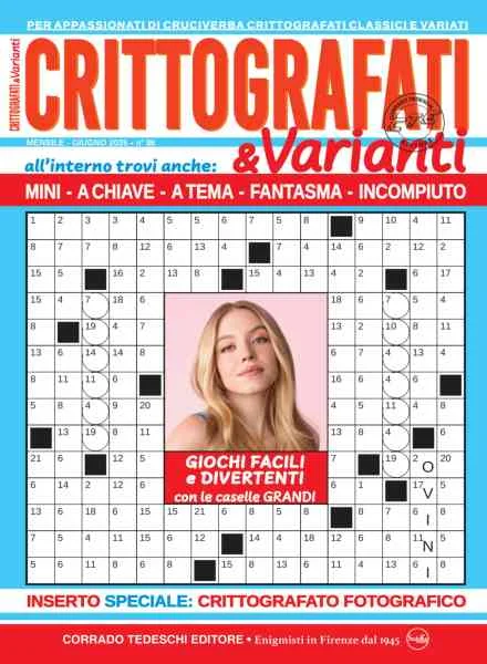 جلد Crittografati & Varianti – 15 Maggio 2026