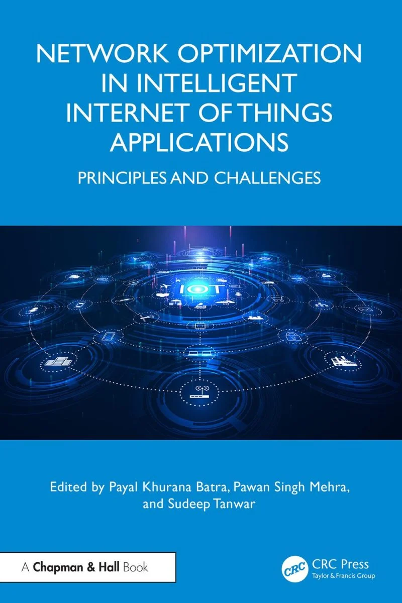 جلد بهینه‌سازی شبکه در کاربردهای اینترنت اشیا هوشمند: اصول و چالش‌ها ۲۰۲۴  Network Optimization in Intelligent Internet of Things Applications 2024