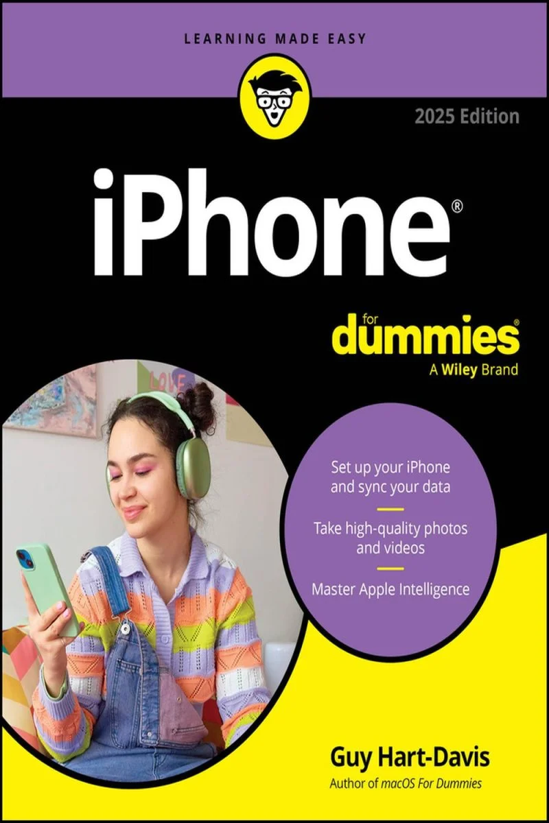 جلد آیفون برای مبتدیان، ویرایش ۲۰۲۵ ۲۰۲۴  iPhone For Dummies, 2025 Edition 2024