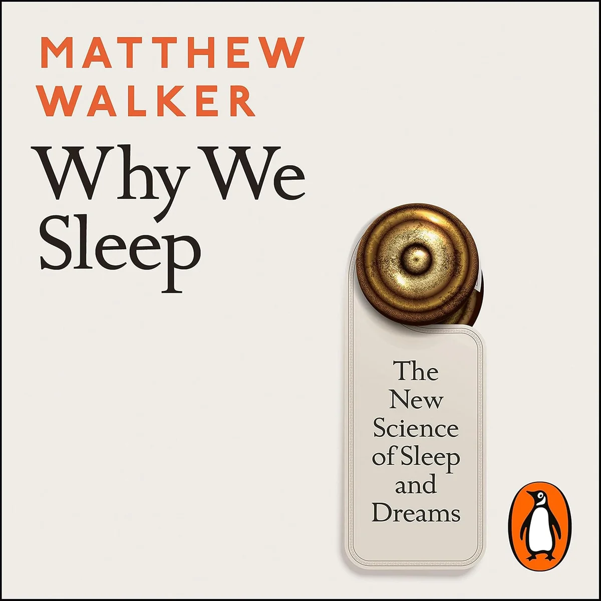جلد Why We Sleep: The New Science of Sleep and Dreams