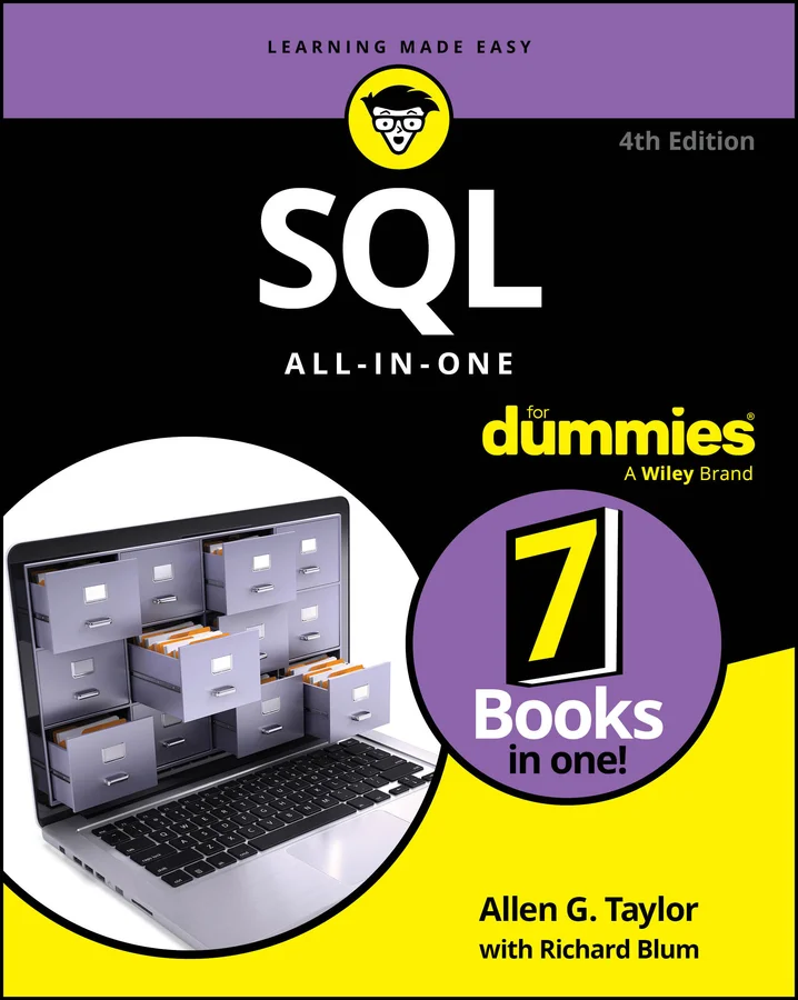 جلد SQL: همه چیز در یک کتاب برای مبتدیان ۲۰۲۴  SQL All-in-One For Dummies 2024