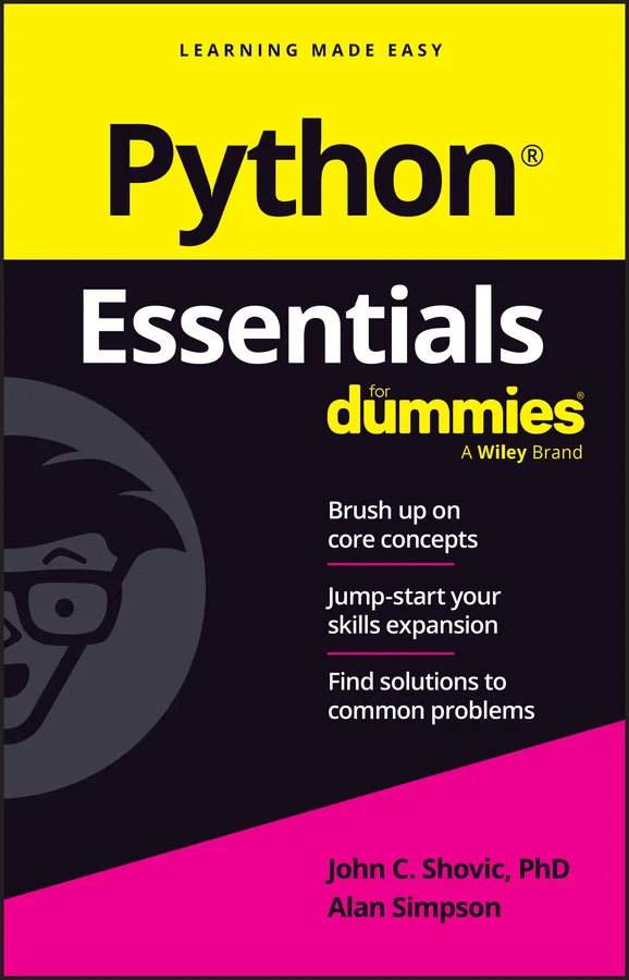 جلد اصول پایتون برای دامیز ۲۰۲۴  Python Essentials For Dummies 2024