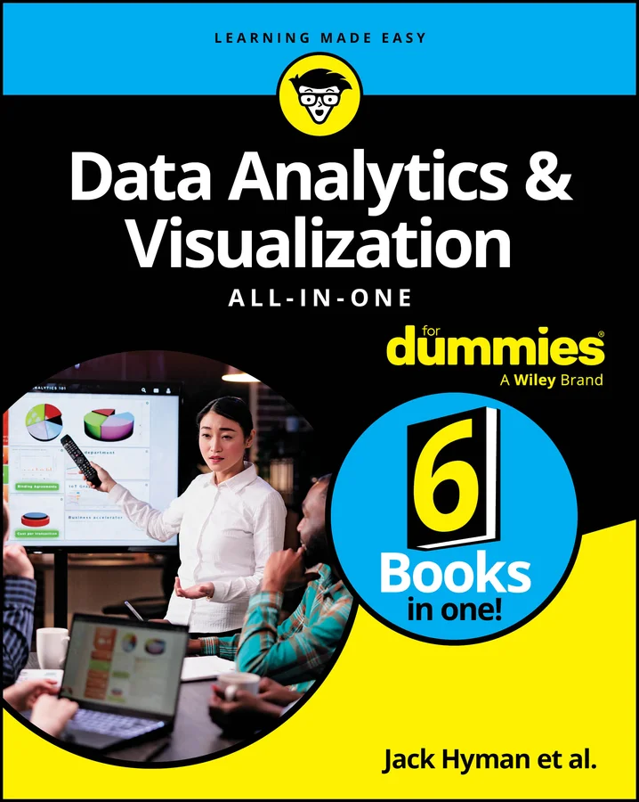 جلد تحلیل داده و مصورسازی: همه در یک برای دامیز ۲۰۲۴  Data Analytics & Visualization All-in-One For Dummies 2024