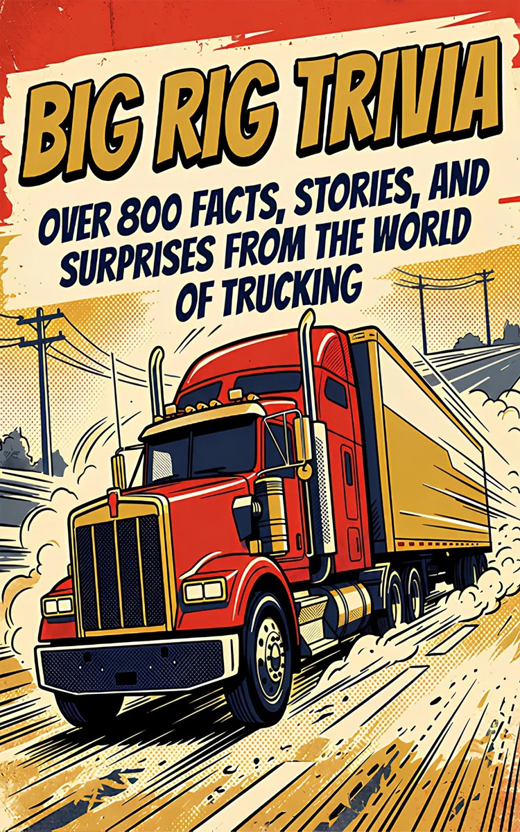 جلد BIG RIG TRIVIA: Over 800 Facts, Stories, and Surprises from the World of Trucking: A Driver's Guide to Untold History, Wild Culture & Little-Known Details ... for Truckers (Brain Vault Trivia Book 2)