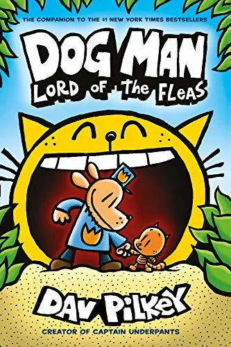 جلد Dog Man 5: Lord of the Fleas PB