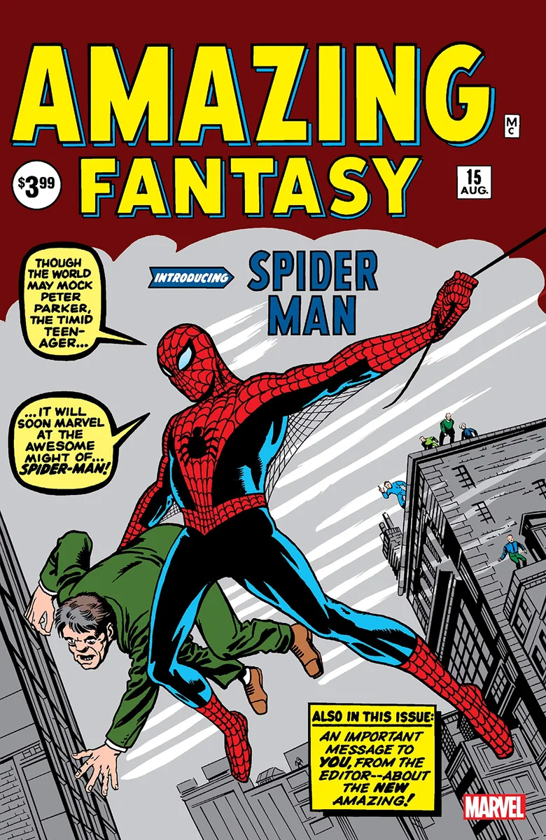 جلد Amazing Fantasy (1962) #15: Facsimile Edition